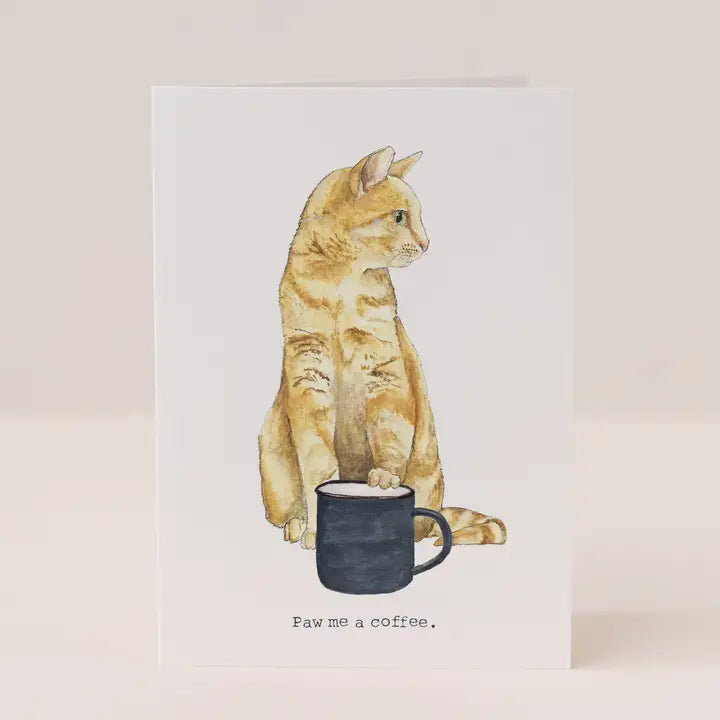 Paw Me a Coffee Card