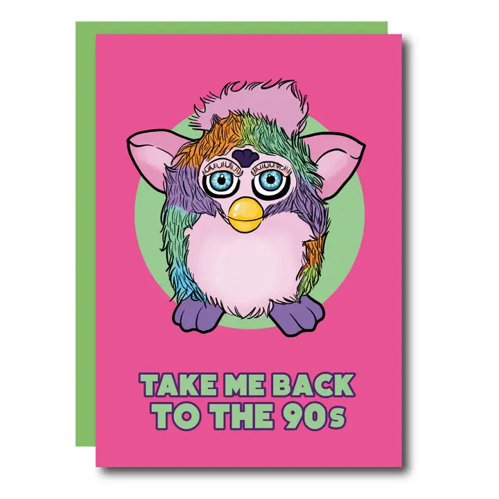 90s Nostalgic Birthday Greeting Card