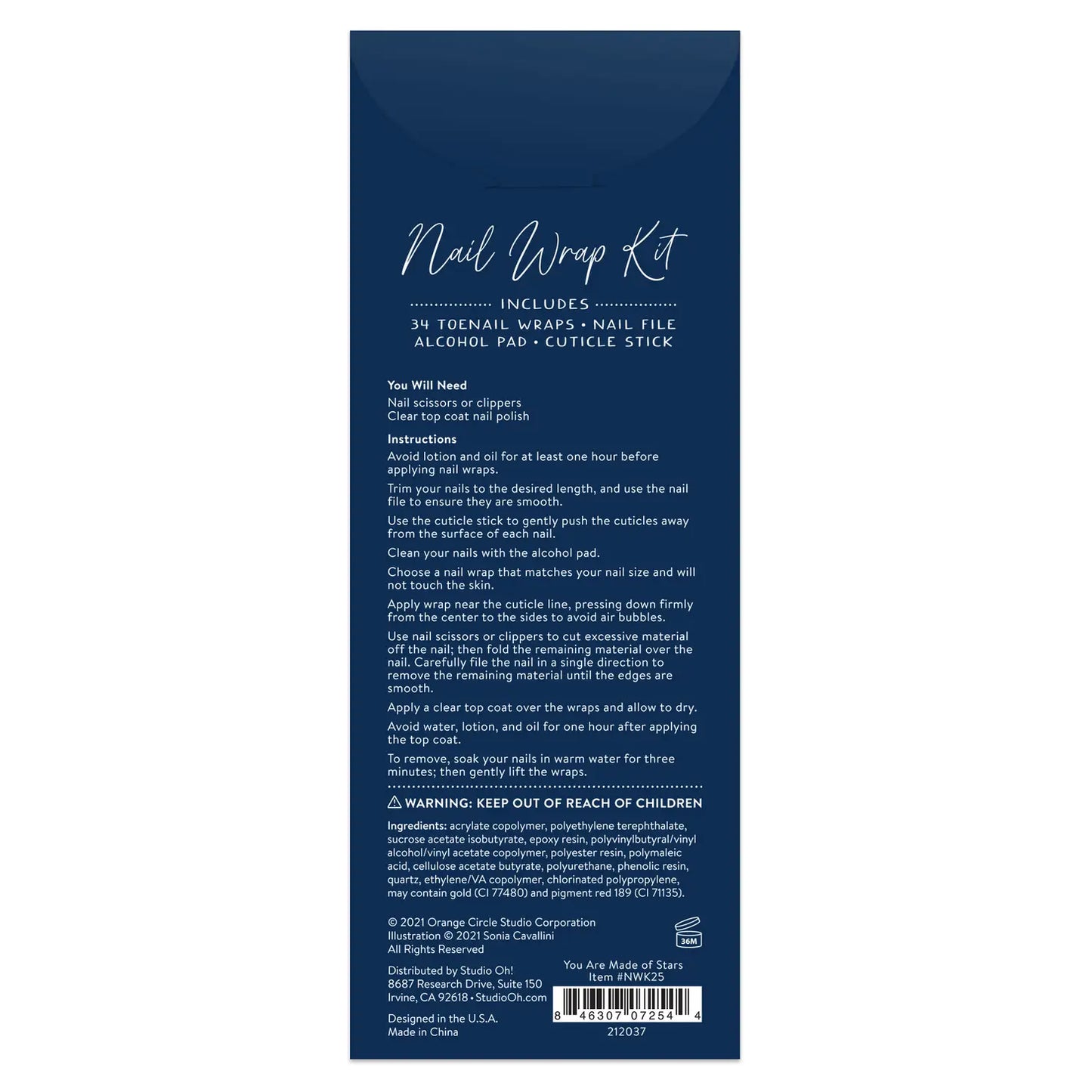 You Are Made of Stars Pedi Nail Wrap Kit