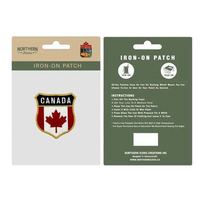 #8 Canada Iron-On Embroidery Patch