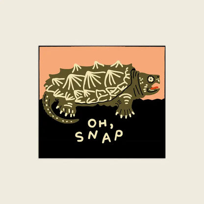 S104 Oh Snap Vinyl Sticker