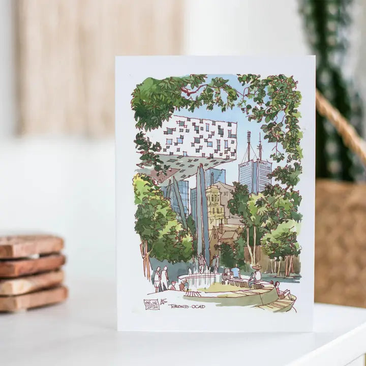 OCAD Rosalie Sharp Toronto Greeting Card