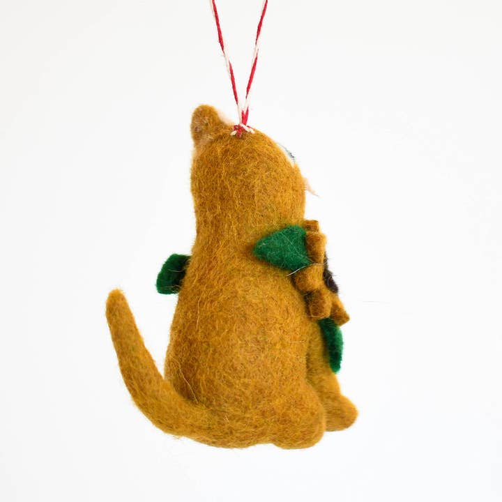 F92 - Vincat Van Gogh Cat Felt Decoration