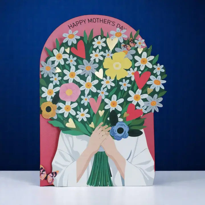Happy Mother'S Day Bouquet Laser Cut Card