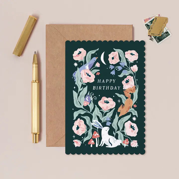 Woodland Birthday Card