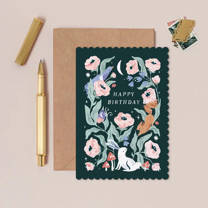 Woodland Birthday Card