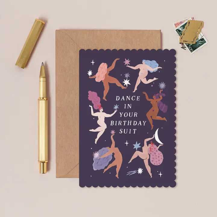 Birthday Suit Birthday Card
