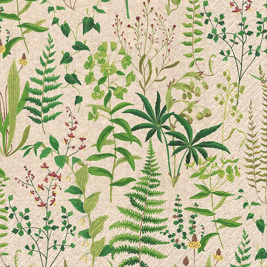 Luncheon We Care Herbal Garden Napkins. Pack of 20