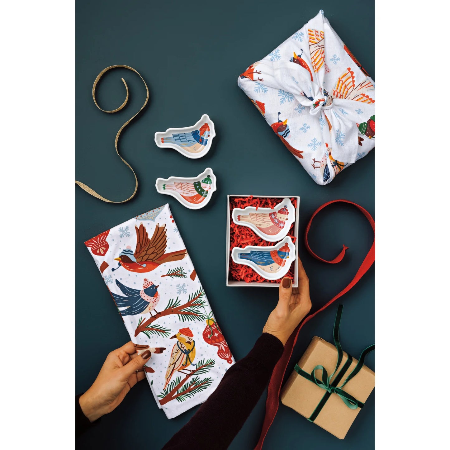 Season's Tweetings Pinch Bowls Set of 6