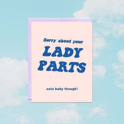 Lady Parts Baby Card