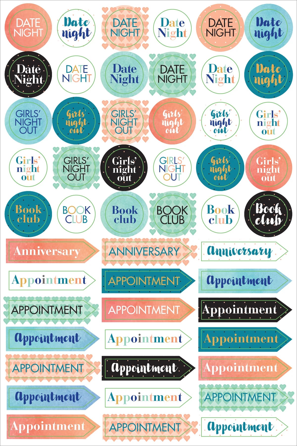 Mom's Planner Stickers