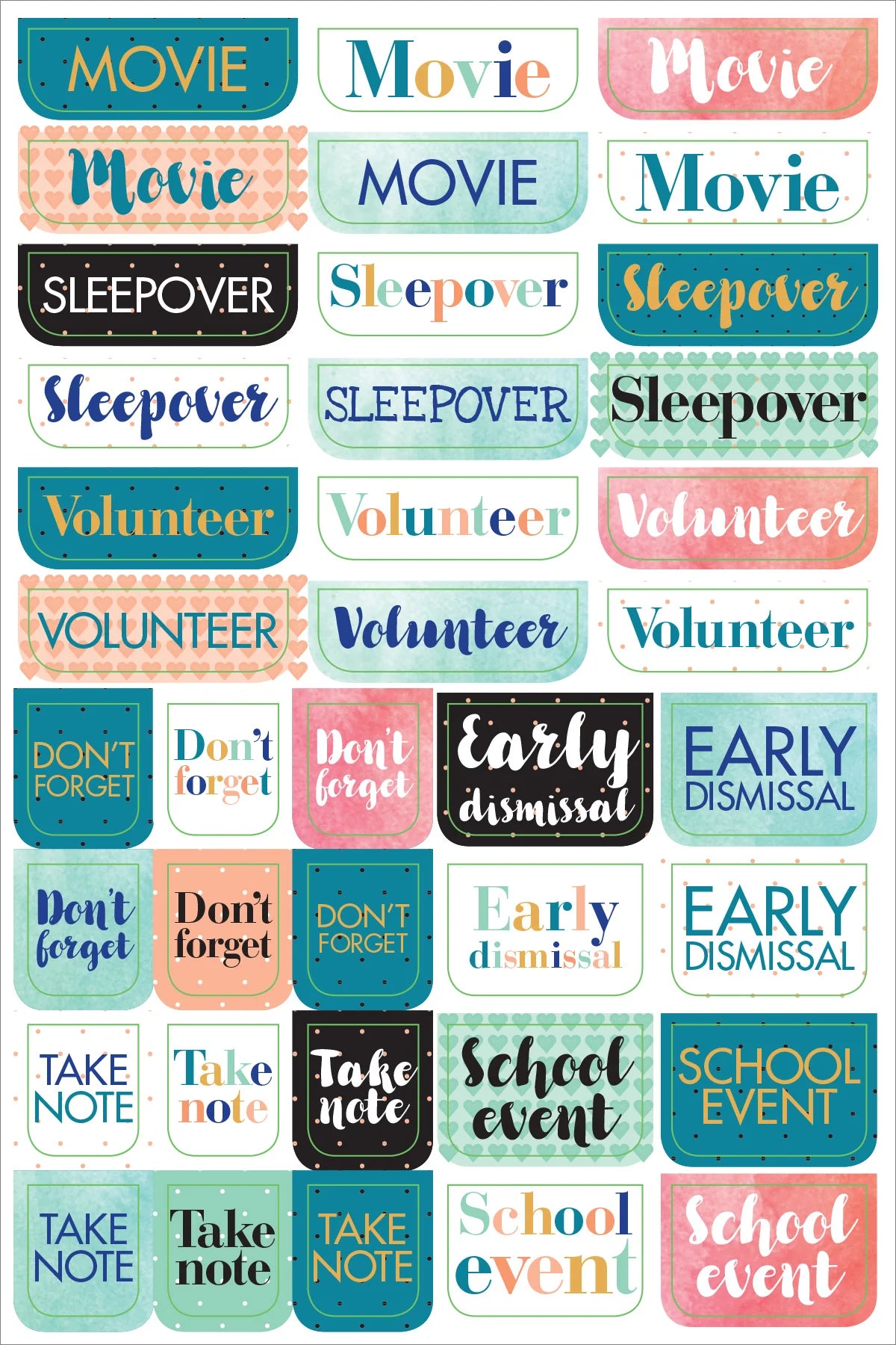 Mom's Planner Stickers