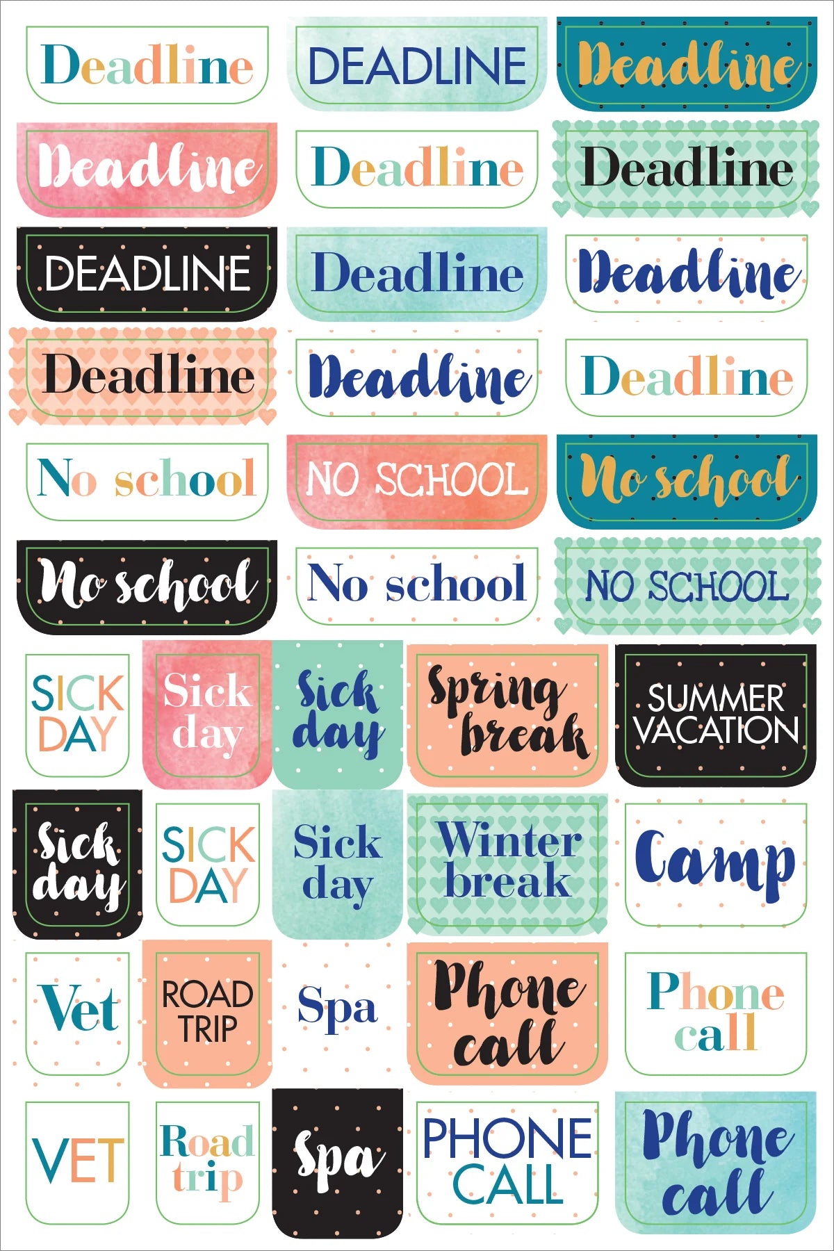 Mom's Planner Stickers