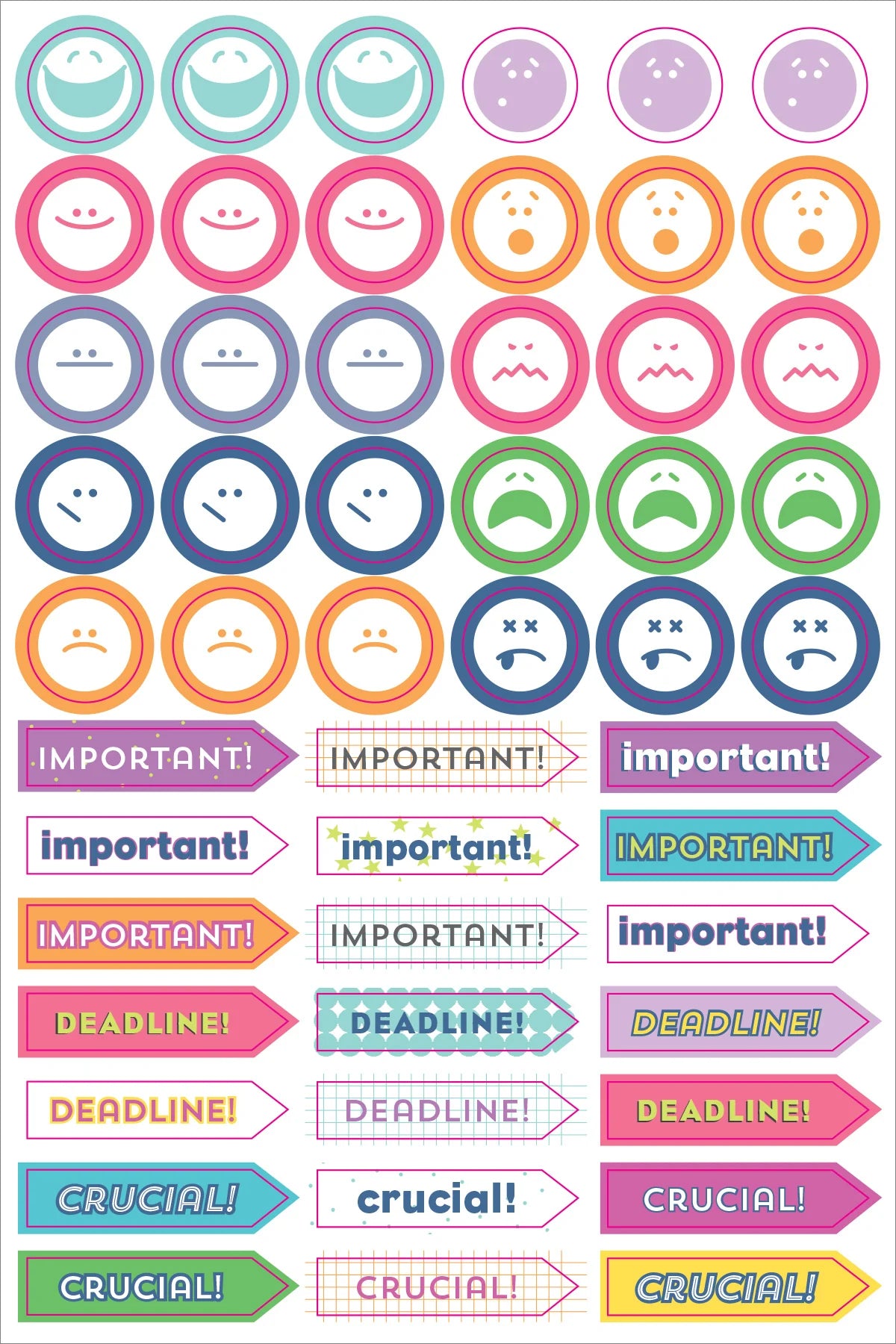 Weekly Planner Stickers