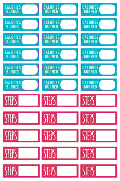 Essentials Health & Fitness Planner Stickers