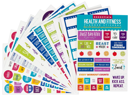 Essentials Health & Fitness Planner Stickers