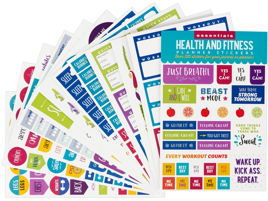 Essentials Health & Fitness Planner Stickers