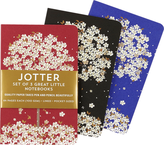 Jotter Falling Blossoms Notebook Set of 3