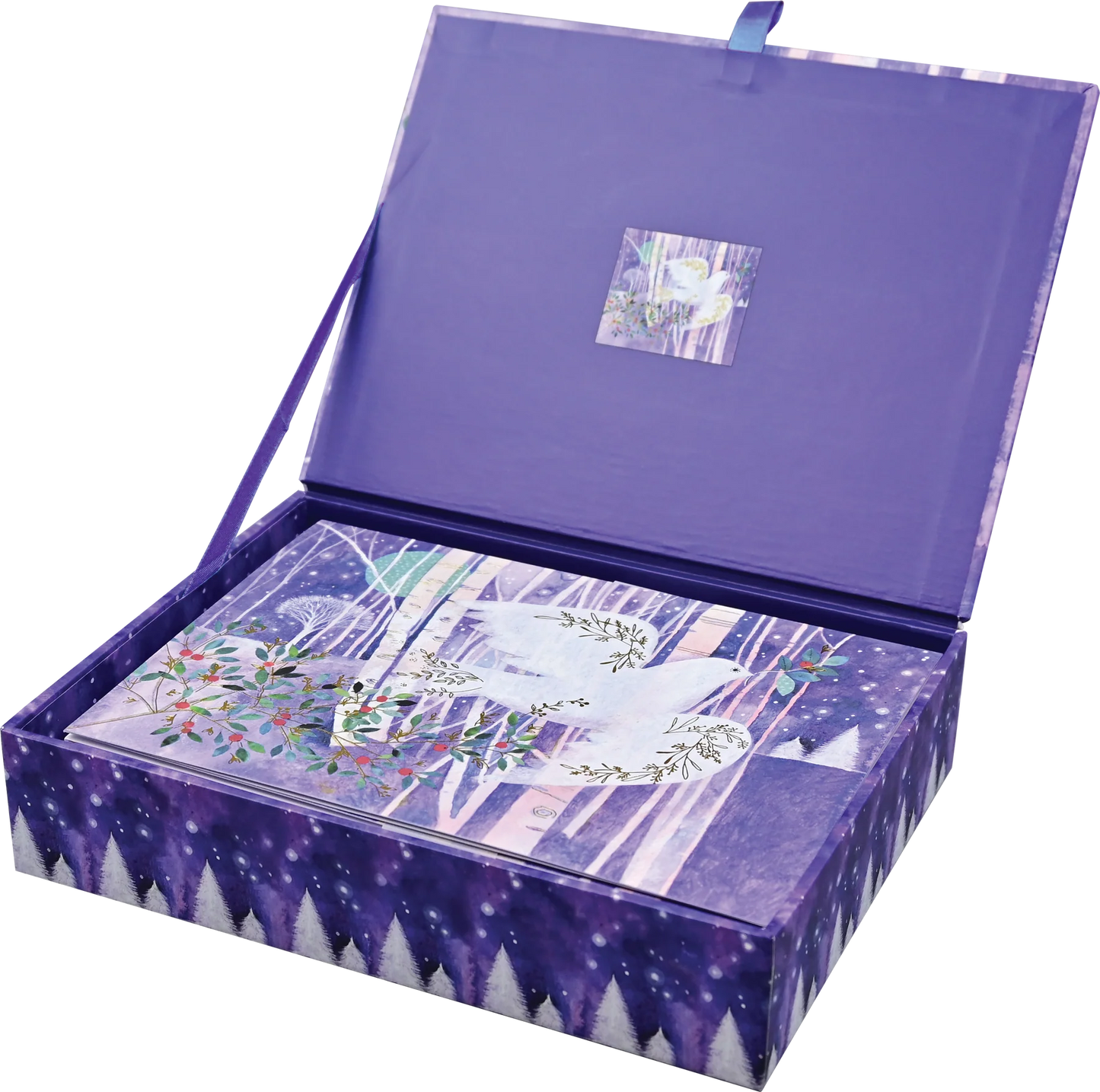 Watercolour Dove Holiday Deluxe Boxed Cards