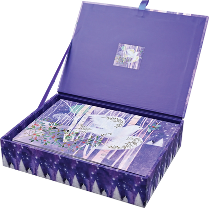 Watercolour Dove Holiday Deluxe Boxed Cards