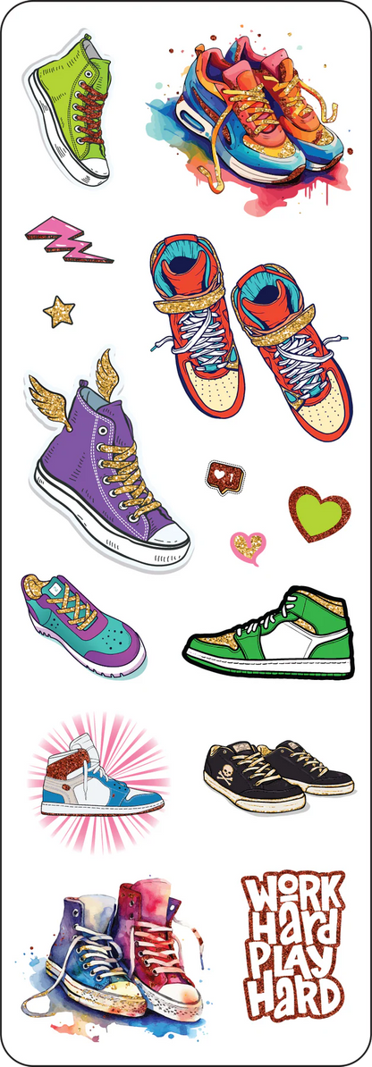 Sticker Sporty Shoes