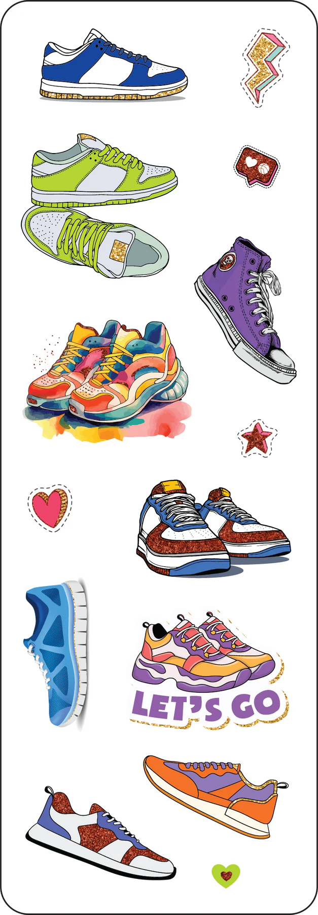Sticker Sporty Shoes