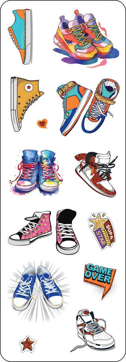 Sticker Sporty Shoes