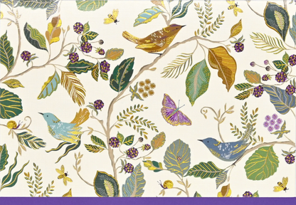 Birds and Berries Blank Boxed Cards