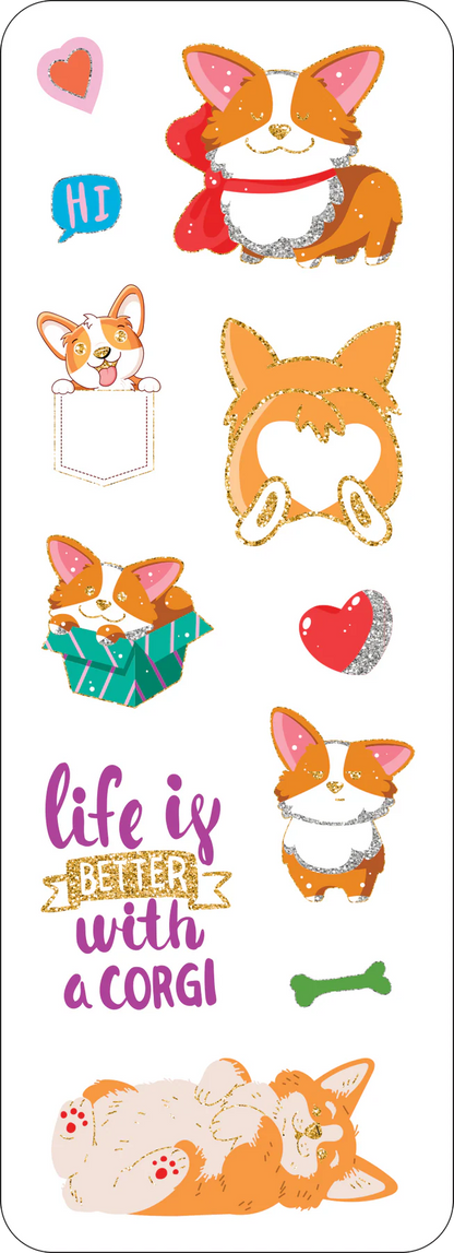 Sticker Set Corgis