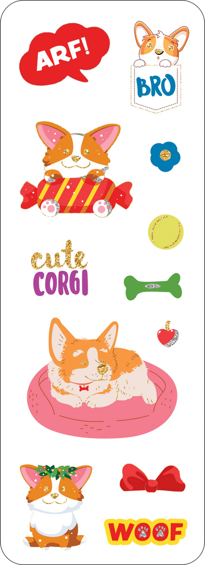Sticker Set Corgis