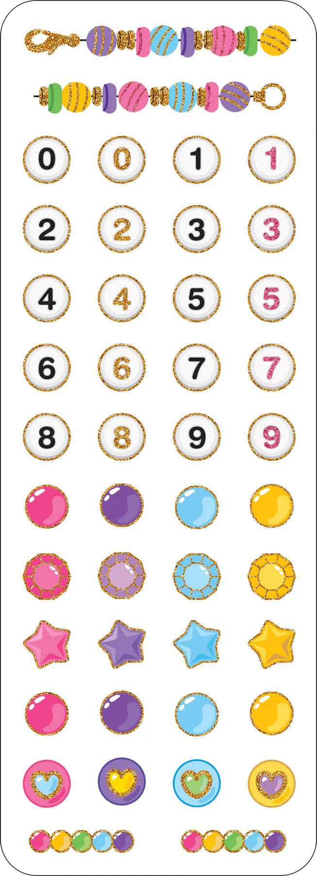 Sticker Set Friendship Bracelets Sticker Set