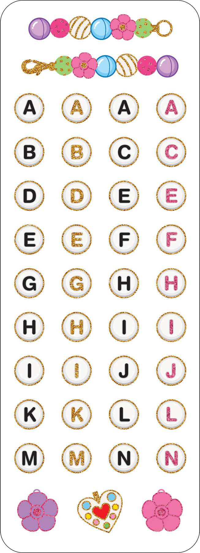 Sticker Set Friendship Bracelets Sticker Set