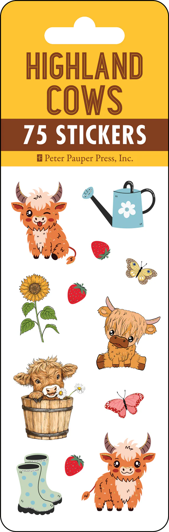 Highland Cows Sticker Set