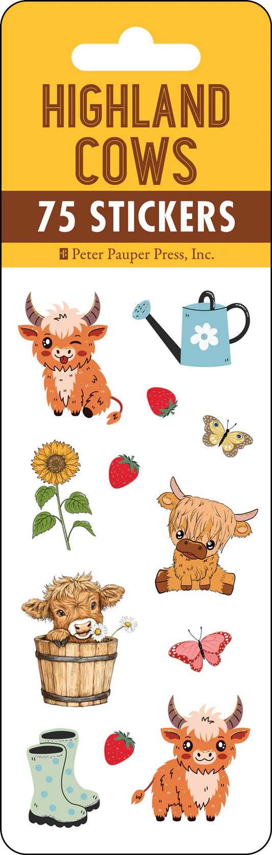 Highland Cows Sticker Set