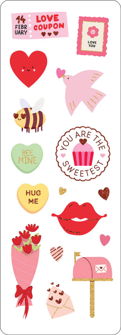 Sweet Valentines Sticker Set