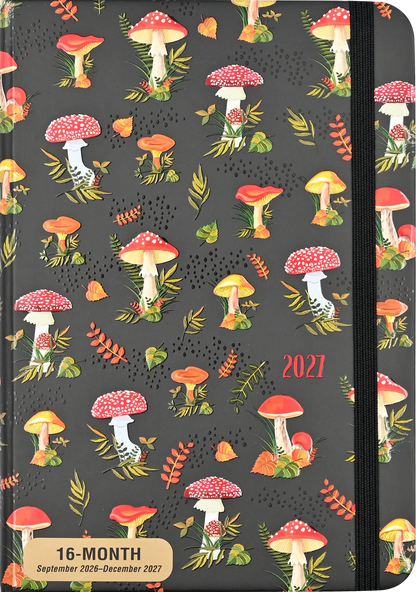 2027 Mushrooms Weekly Planner