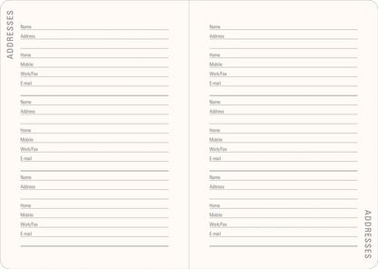 2027 Cottage Garden Weekly Planner