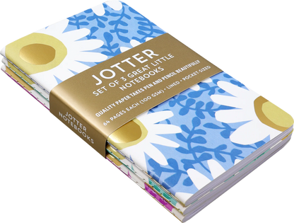 Jotter Daisies Notebook Set of 3