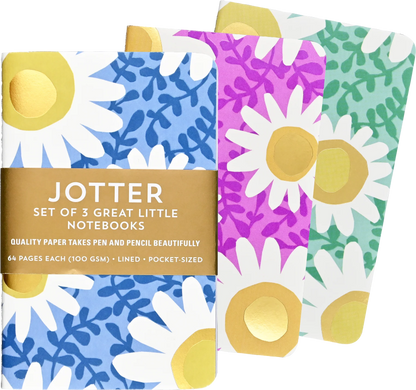 Jotter Daisies Notebook Set of 3