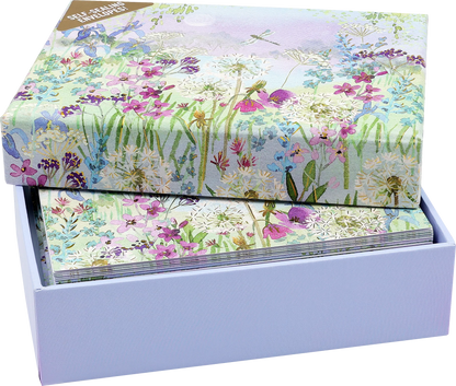 Dragonflies & Dandelions Blank Note Cards