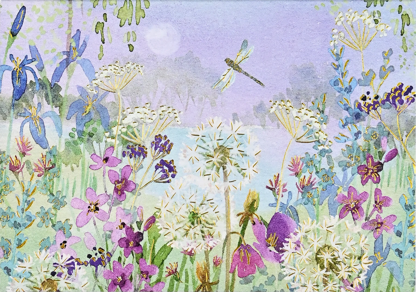 Dragonflies & Dandelions Blank Note Cards