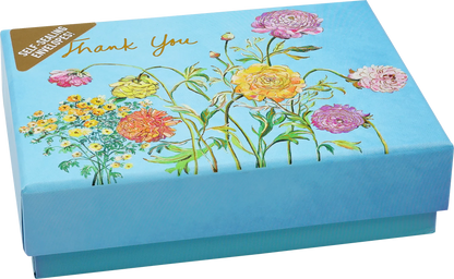 Garden Blooms Thank You Boxed Cards