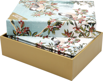 Chickadees in the Snow Small Boxed Holiday Cards