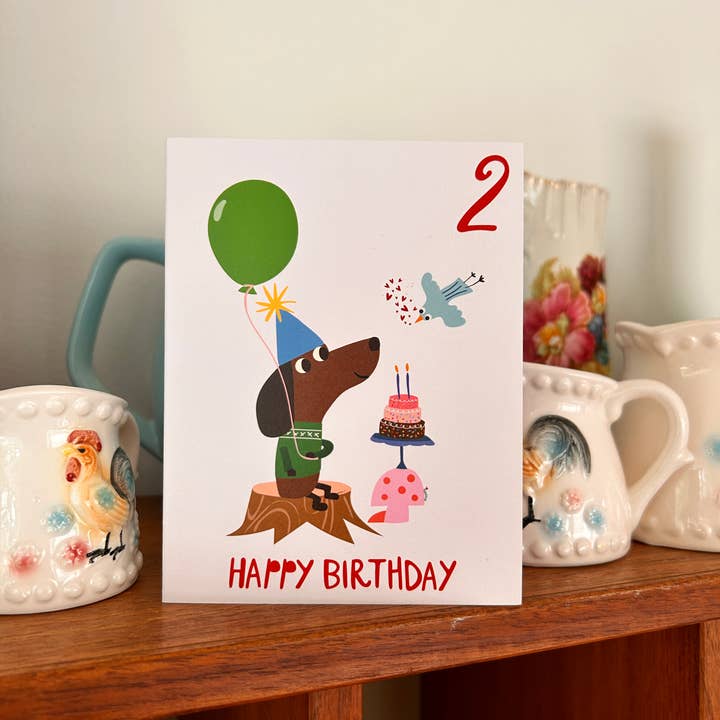 Happy Birthday Two Year Old Card