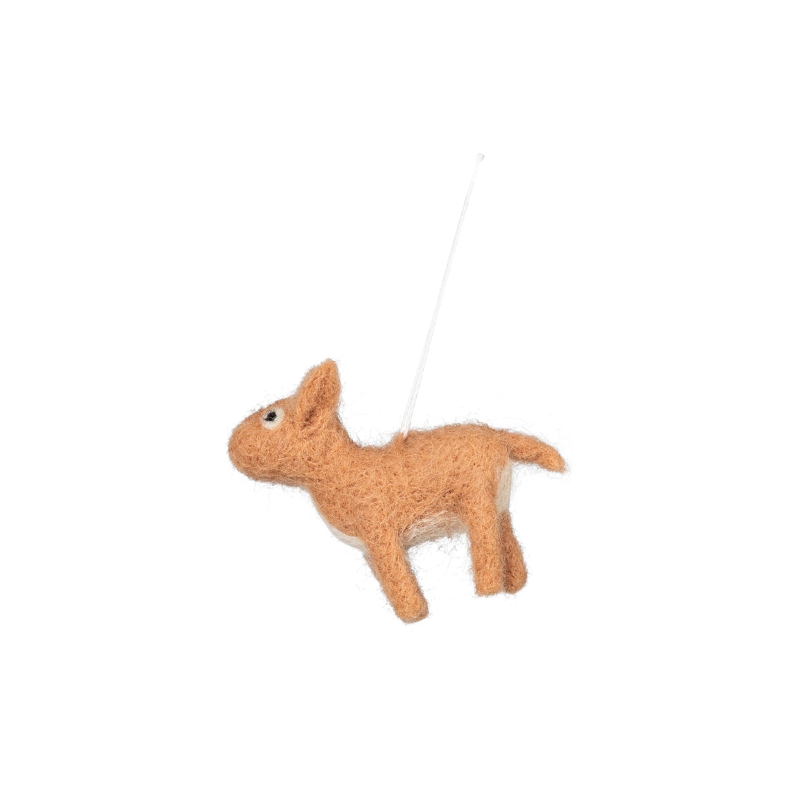 F45 - Felt Natural Mini Baby Reindeer Ornament