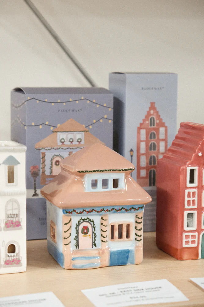 No. 06 East Side House Ceramic Incense + Tea Light Holder