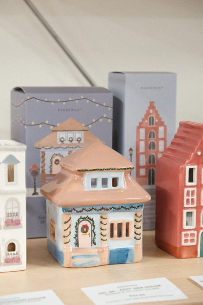 No. 06 East Side House Ceramic Incense + Tea Light Holder