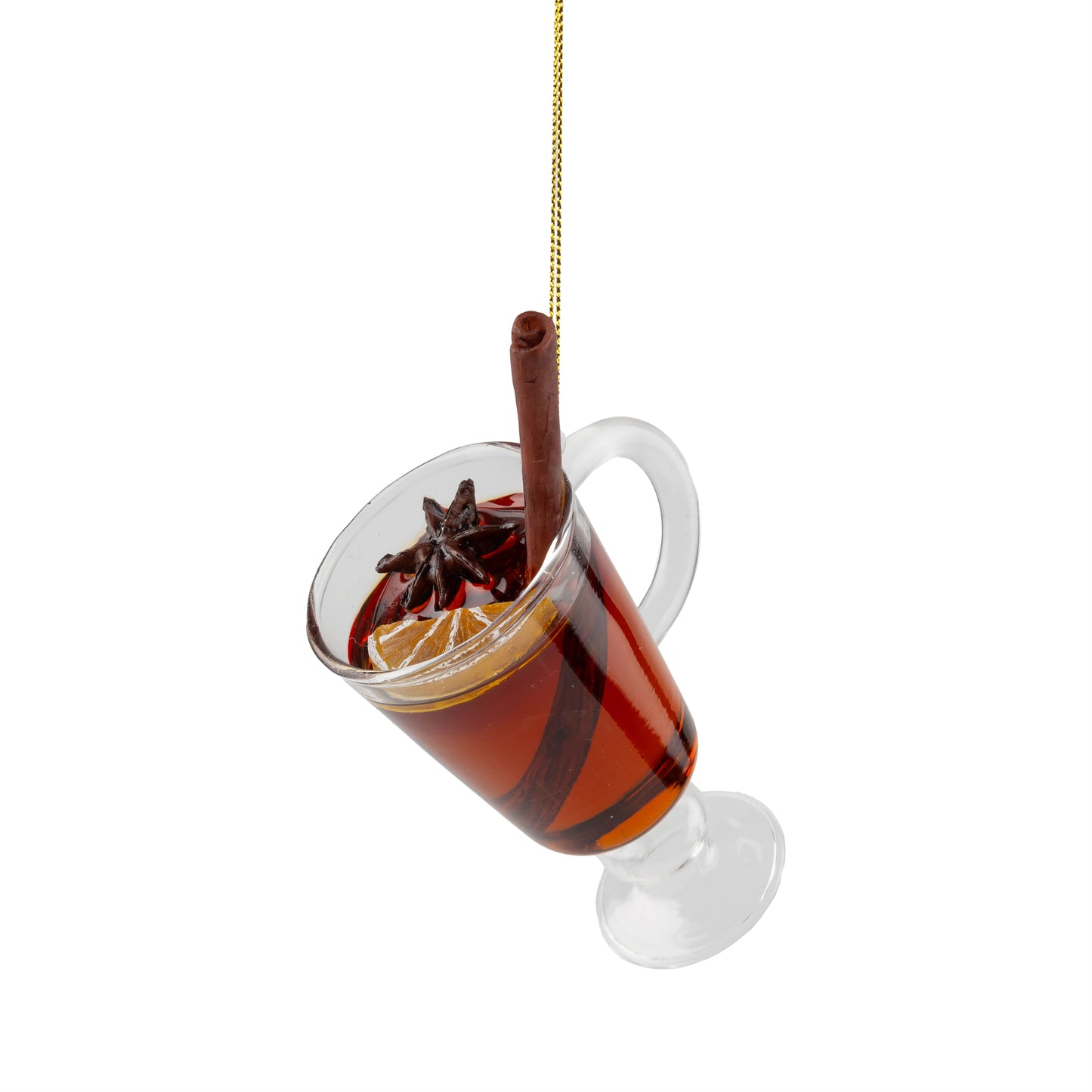 Warm Mulled Wine With Cinnamon Stick Ornament