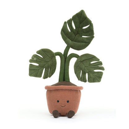 Amuseable Monstera Plant Plush Toy
