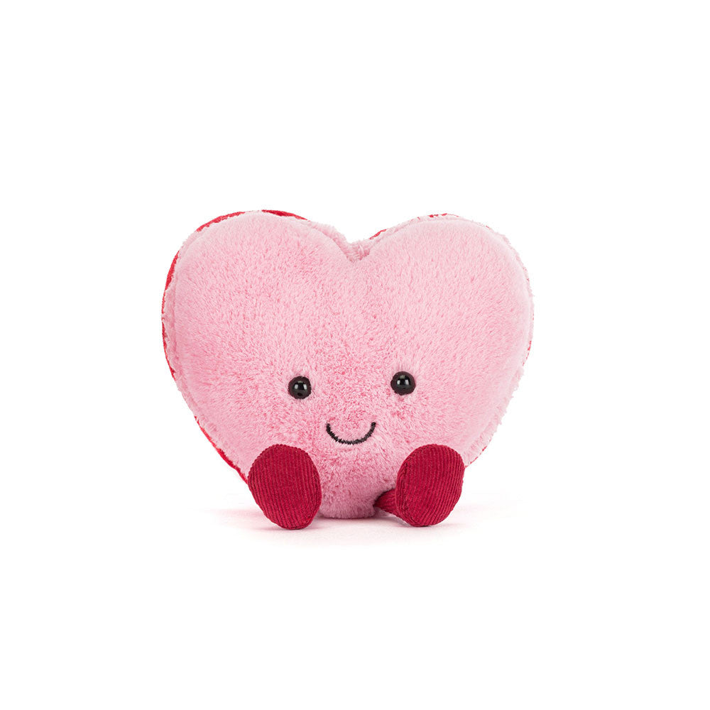 Amuseables Colette Heart Macaron Pink Plush Toy